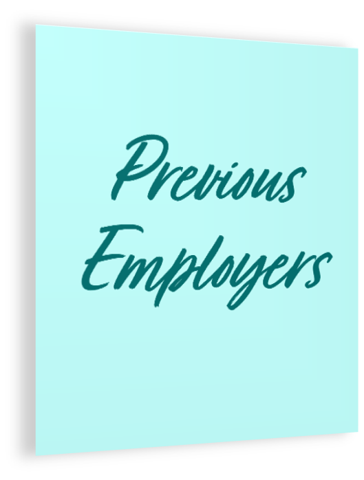 Previous Employers